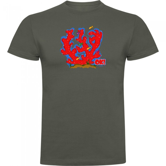 [해외]KRUSKIS Coral OK 반팔 티셔츠 10139291890 Dark Army Green