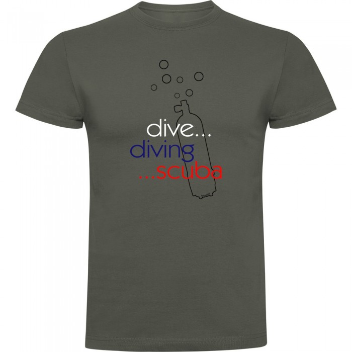 [해외]KRUSKIS Dive Diving Scuba 반팔 티셔츠 10139291946 Dark Army Green