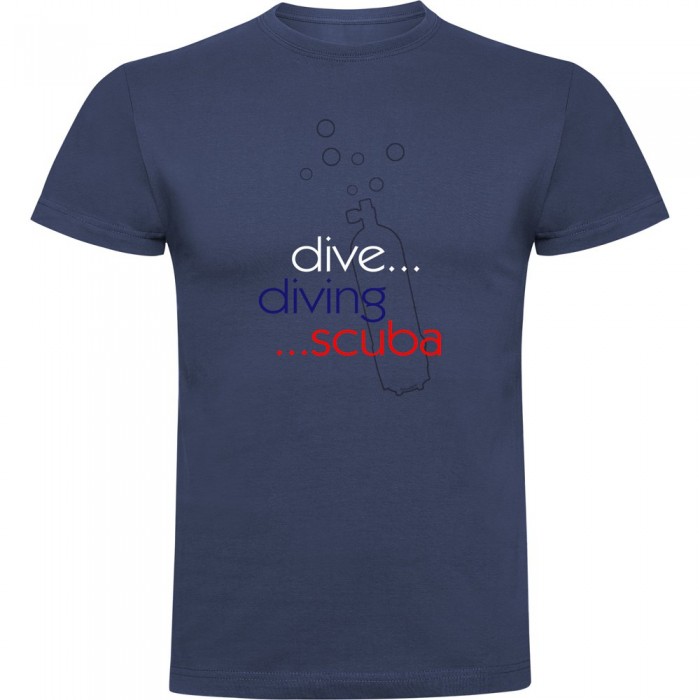 [해외]KRUSKIS 반팔 티셔츠 Dive Diving Scuba 10139291948 Denim Blue