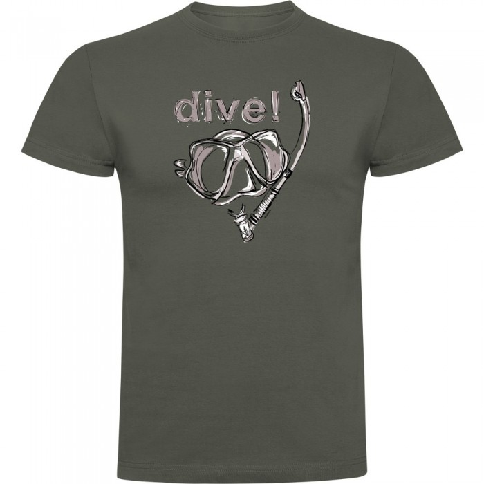 [해외]KRUSKIS 반팔 티셔츠 Dive! 10139291950 Dark Army Green