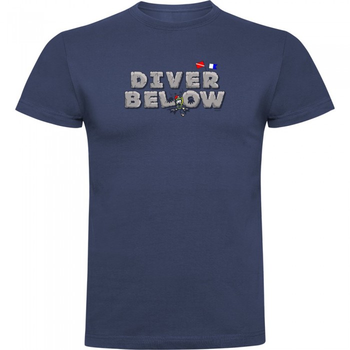 [해외]KRUSKIS Diver Below 반팔 티셔츠 10139291956 Denim Blue