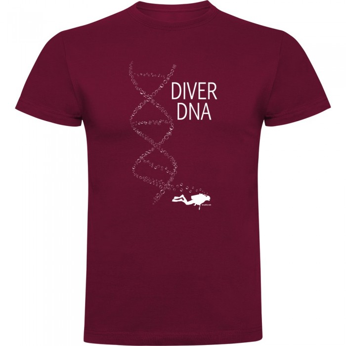 [해외]KRUSKIS 반팔 티셔츠 Diver DNA 10139291959 Dark Red