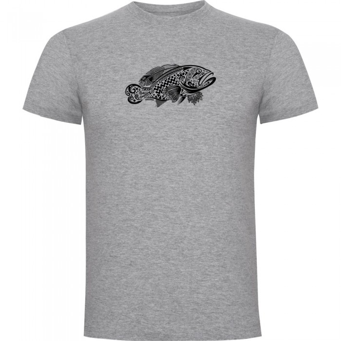 [해외]KRUSKIS Grouper Tribal 반팔 티셔츠 10139292281 Heather Grey
