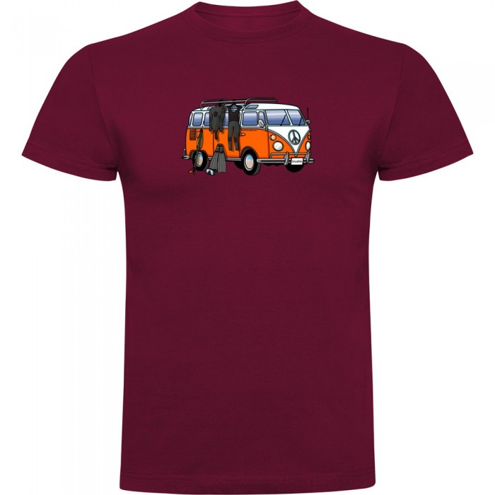 [해외]KRUSKIS Hippie Van Spearfish 반팔 티셔츠 10139292327 Dark Red