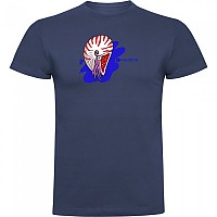 [해외]KRUSKIS Nautilus 반팔 티셔츠 10139292600 Denim Blue