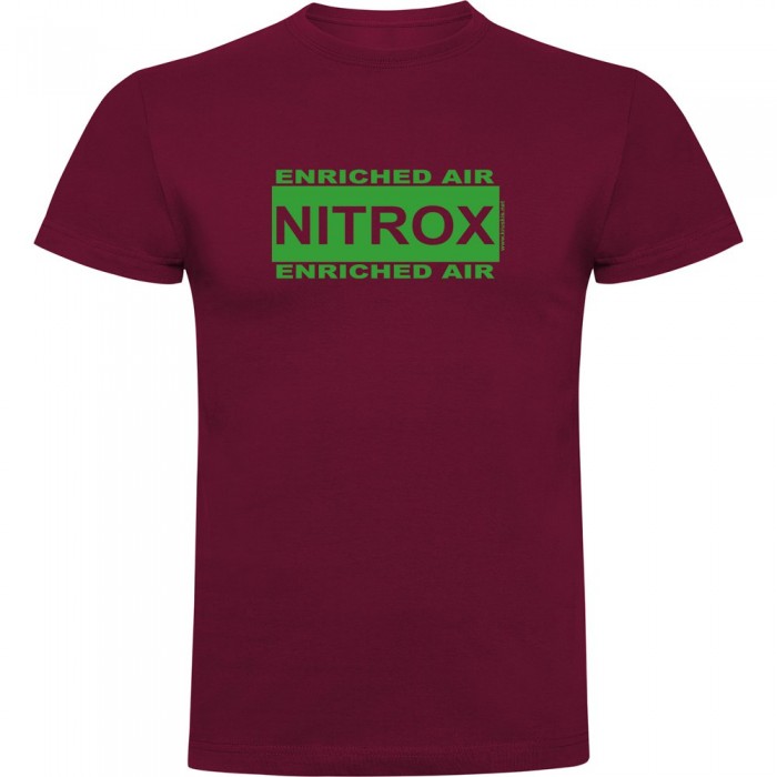 [해외]KRUSKIS Nitrox 반팔 티셔츠 10139292611 Dark Red
