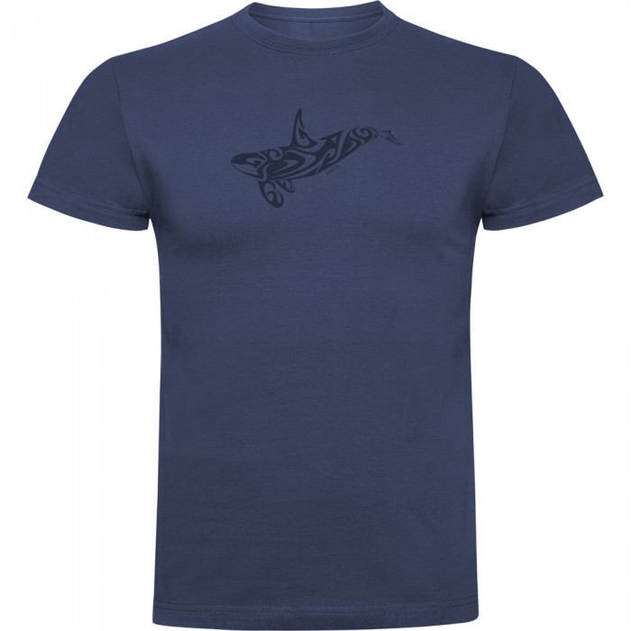 [해외]KRUSKIS Orca Tribal 반팔 티셔츠 10139292644 Denim Blue