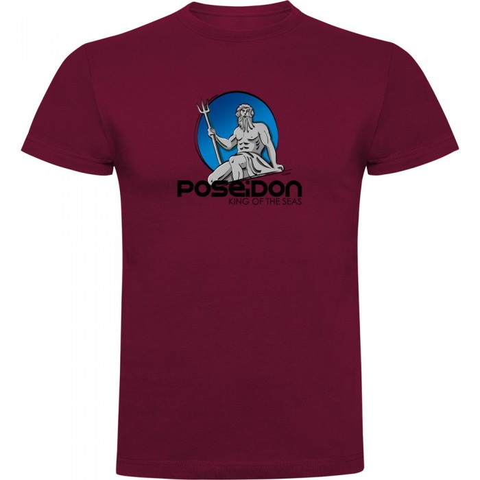 [해외]KRUSKIS Poseidon 반팔 티셔츠 10139292655 Dark Red