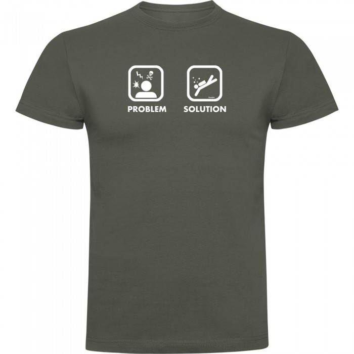 [해외]KRUSKIS 프로blem 솔루션 Dive 반팔 티셔츠 10139292686 Dark Army Green