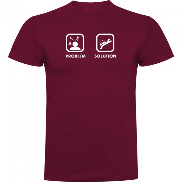 [해외]KRUSKIS 프로blem 솔루션 Dive 반팔 티셔츠 10139292687 Dark Red