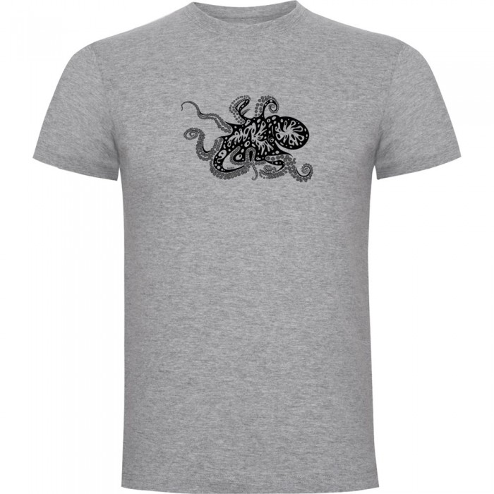 [해외]KRUSKIS 반팔 티셔츠 Psychedelic Octopus 10139292717 Heather Grey