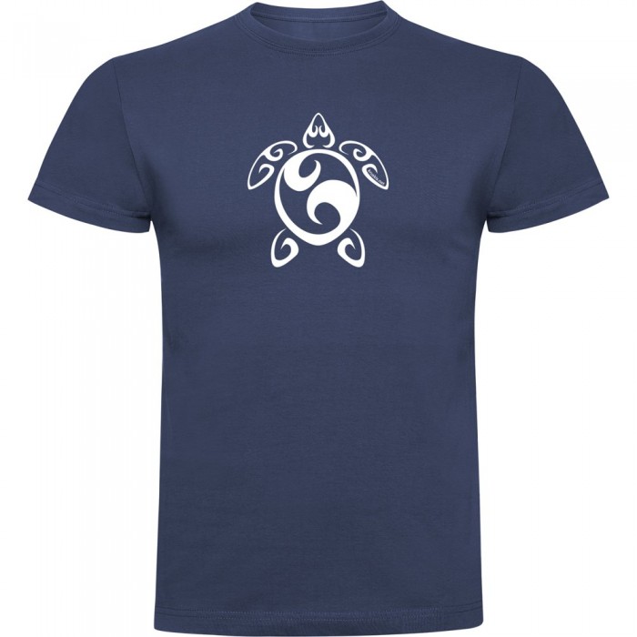 [해외]KRUSKIS Sea 터틀 Tribal 반팔 티셔츠 10139292788 Denim Blue