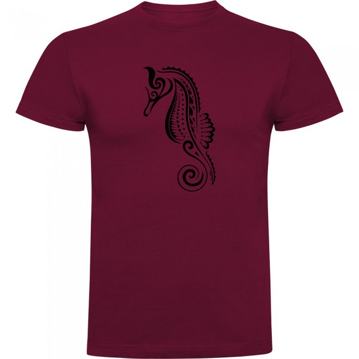 [해외]KRUSKIS 반팔 티셔츠 Seahorse Tribal 10139292791 Dark Red