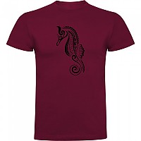 [해외]KRUSKIS Seahorse Tribal 반팔 티셔츠 10139292791 Dark Red