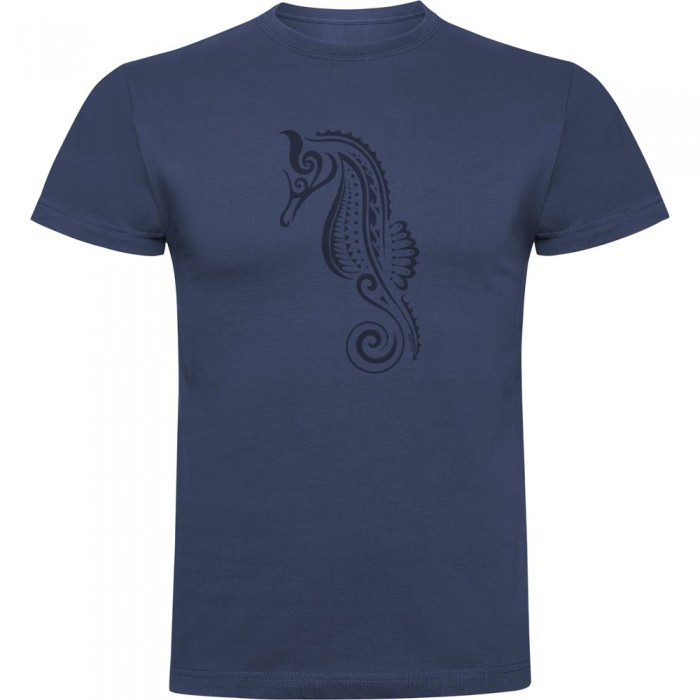[해외]KRUSKIS Seahorse Tribal 반팔 티셔츠 10139292792 Denim Blue