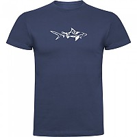[해외]KRUSKIS Shark Tribal 반팔 티셔츠 10139292884 Denim Blue