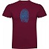 [해외]KRUSKIS SpearFisher Fingerprint 반팔 티셔츠 10139293007 Dark Red