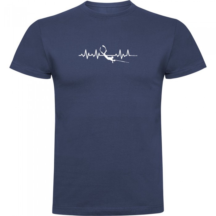 [해외]KRUSKIS Spearfishing Heartbeat 반팔 티셔츠 10139293016 Denim Blue