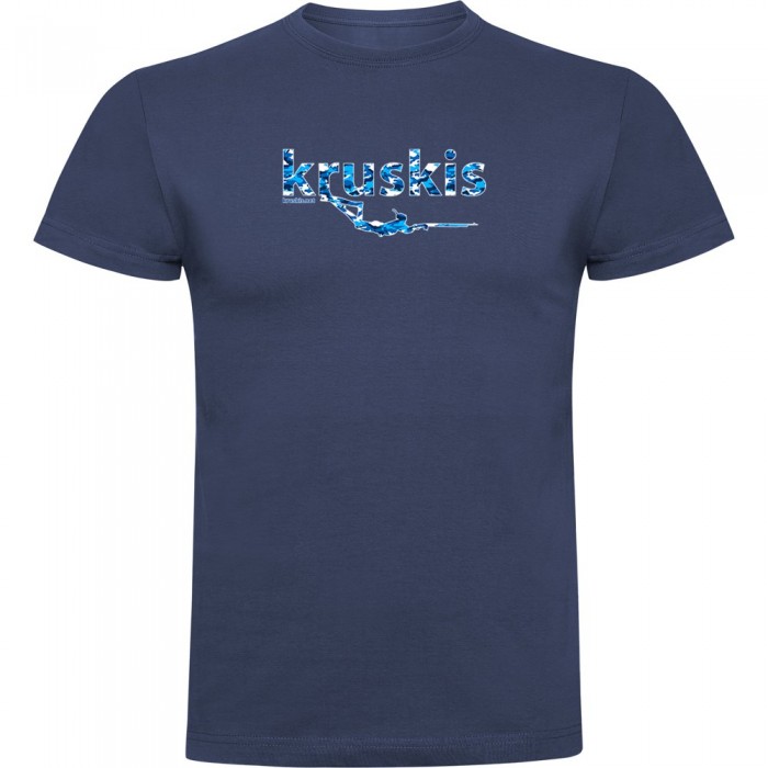 [해외]KRUSKIS 반팔 티셔츠 Spearfishing 10139293020 Denim Blue