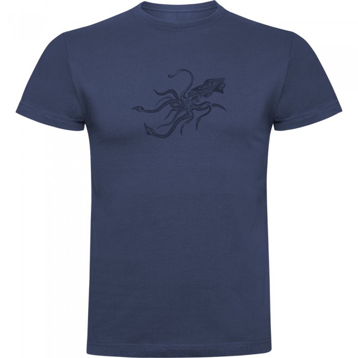 [해외]KRUSKIS Squid Tribal 반팔 티셔츠 10139293032 Denim Blue