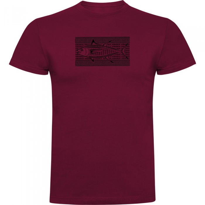 [해외]KRUSKIS Tuna Tribal 반팔 티셔츠 10139293215 Dark Red