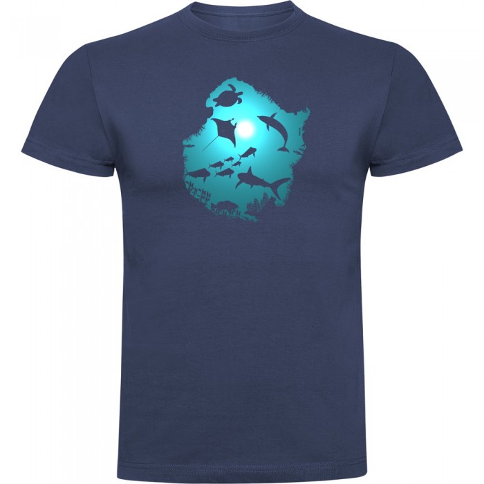 [해외]KRUSKIS Underwater Dream 반팔 티셔츠 10139293220 Denim Blue