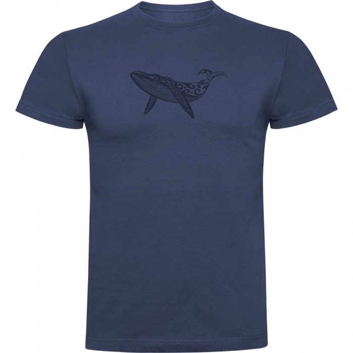[해외]KRUSKIS Whale Tribal 반팔 티셔츠 10139293240 Denim Blue