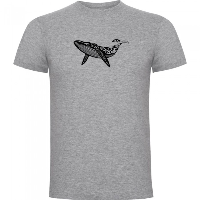 [해외]KRUSKIS Whale Tribal 반팔 티셔츠 10139293241 Heather Grey