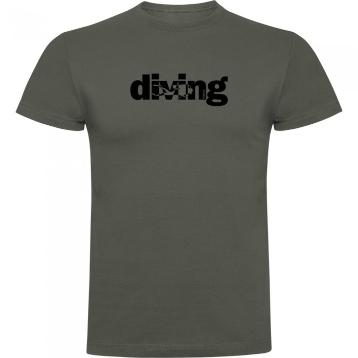 [해외]KRUSKIS Word Diving 반팔 티셔츠 10139293262 Dark Army Green