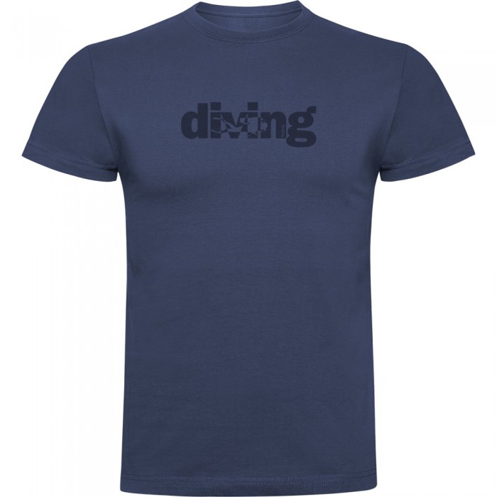[해외]KRUSKIS Word Diving 반팔 티셔츠 10139293264 Denim Blue