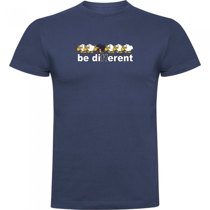 [해외]KRUSKIS Be Different Train 반팔 티셔츠 7139291684 Denim Blue