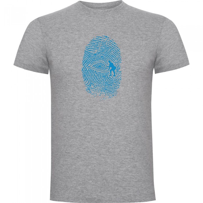 [해외]KRUSKIS Crossfit Fingerprint 반팔 티셔츠 7139291909 Heather Grey