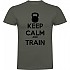 [해외]KRUSKIS Keep Calm And Train 반팔 티셔츠 7139292462 Dark Army Green