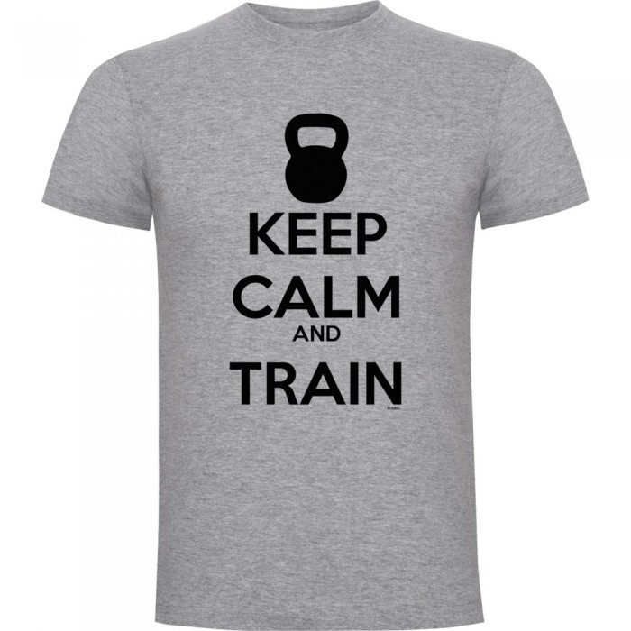 [해외]KRUSKIS Keep Calm And Train 반팔 티셔츠 7139292465 Heather Grey