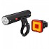 [해외]KNOG PWR Road 700 + Blinder Square 조명 세트 1139289008 Black / Red