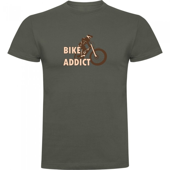 [해외]KRUSKIS Bike Addict 반팔 티셔츠 1139291698 Dark Army Green