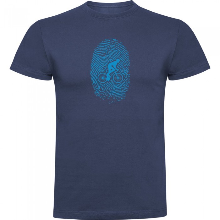 [해외]KRUSKIS Biker Fingerprint 반팔 티셔츠 1139291716 Denim Blue