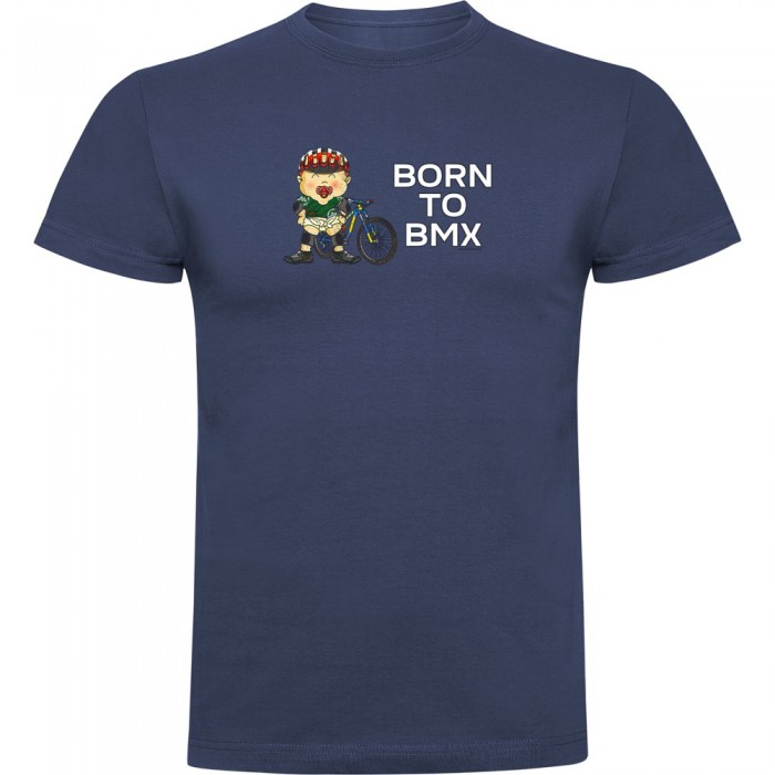 [해외]KRUSKIS Born To BMX 반팔 티셔츠 1139291740 Denim Blue