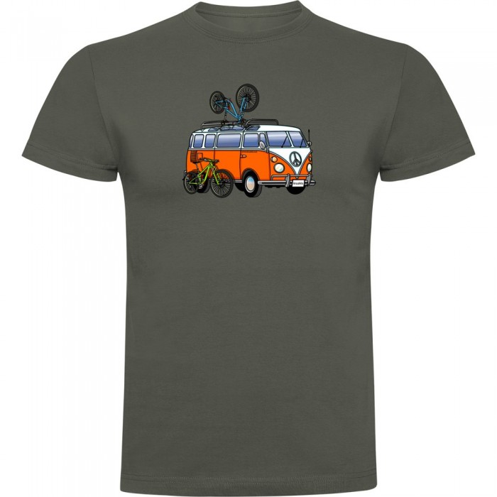 [해외]KRUSKIS Hippie Van MTB 반팔 티셔츠 1139292310 Dark Army Green
