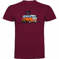 [해외]KRUSKIS Hippie Van MTB 반팔 티셔츠 1139292311 Dark Red