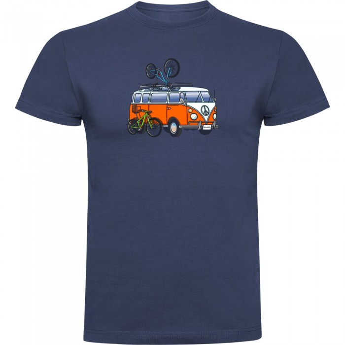[해외]KRUSKIS Hippie Van MTB 반팔 티셔츠 1139292312 Denim Blue