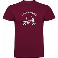 [해외]KRUSKIS I Like To Ride Bikes 반팔 티셔츠 1139292355 Dark Red