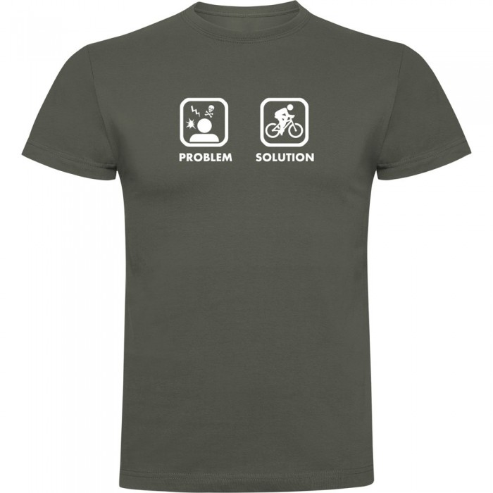 [해외]KRUSKIS 프로blem 솔루션 Bike 반팔 티셔츠 1139292658 Dark Army Green
