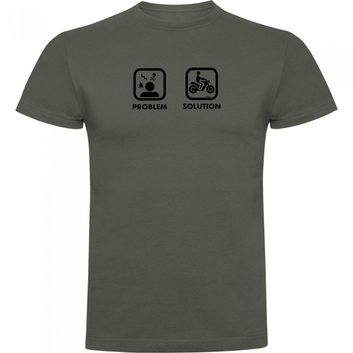 [해외]KRUSKIS 프로blem 솔루션 Ride 반팔 티셔츠 1139292674 Dark Army Green