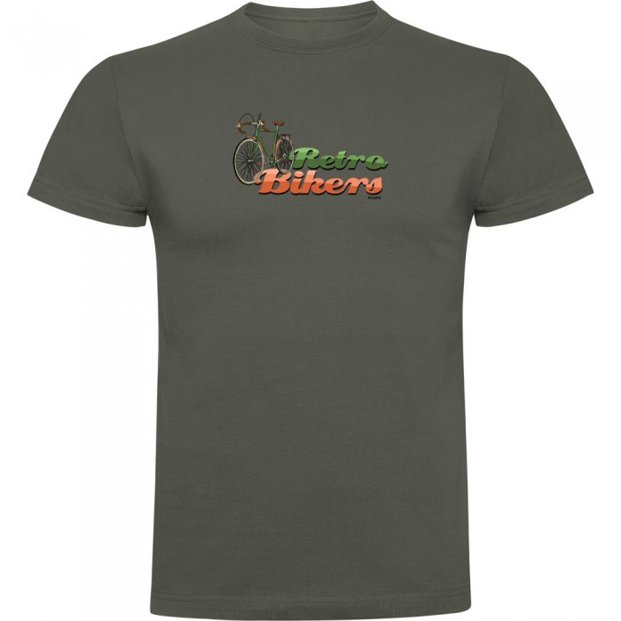 [해외]KRUSKIS Retro Bikers 반팔 티셔츠 1139292722 Dark Army Green