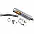 [해외]FMF TurbineCore 2 W/Spark Arrestor Anodized Universal 200-500CC 비승인 오토바이 머플러 9137524178 Silver