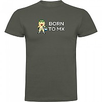 [해외]KRUSKIS Born To MX 반팔 티셔츠 9139291758 Dark Army Green