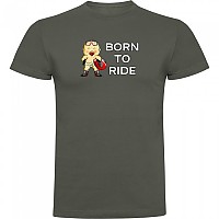 [해외]KRUSKIS 반팔 티셔츠 Born To Ride 9139291771 Dark Army Green