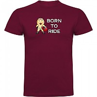 [해외]KRUSKIS 반팔 티셔츠 Born To Ride 9139291773 Dark Red