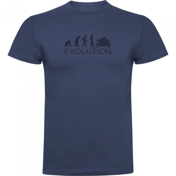 [해외]KRUSKIS Evolution Motard 반팔 티셔츠 9139292032 Denim Blue
